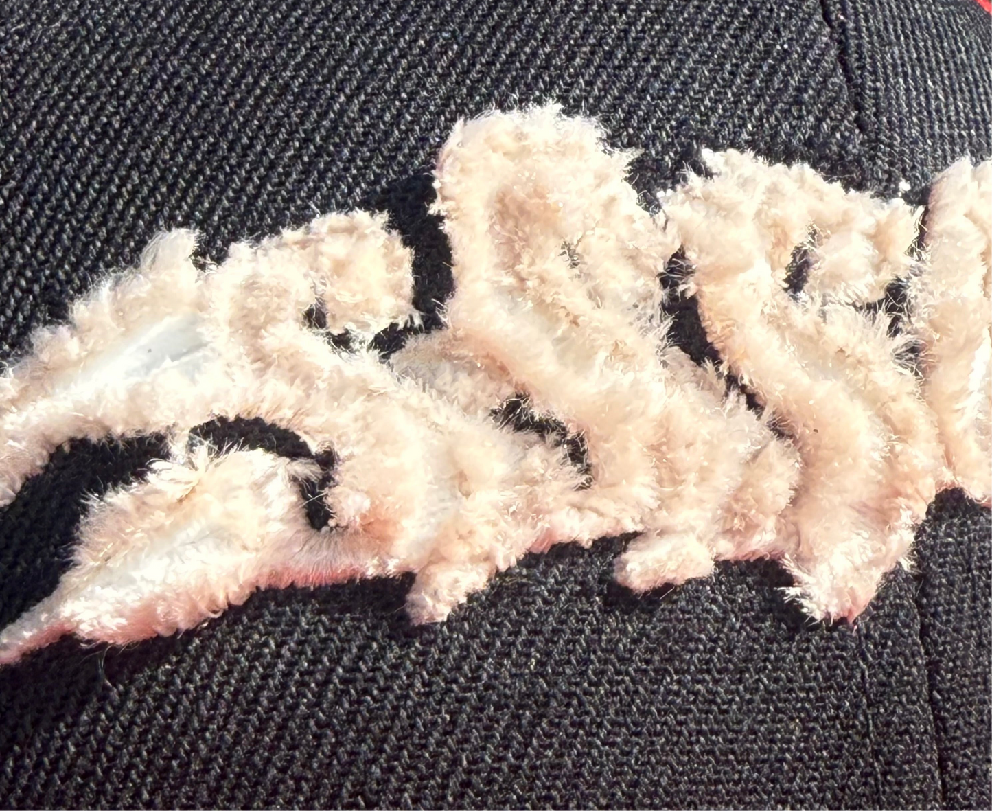 Textured Script Cap