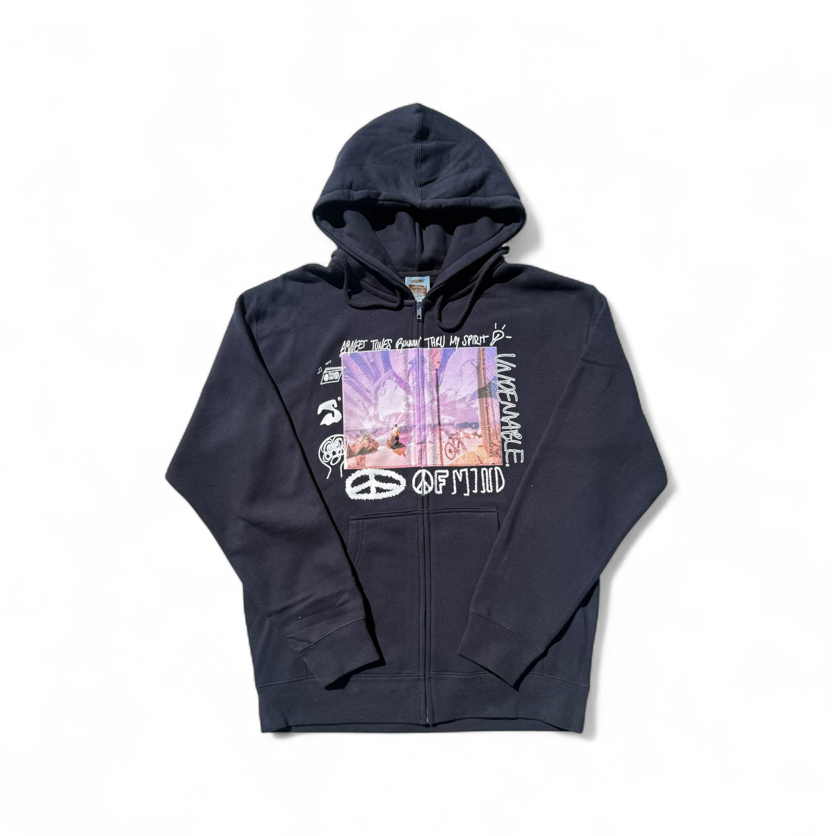 Seeing Double Zip (Navy)